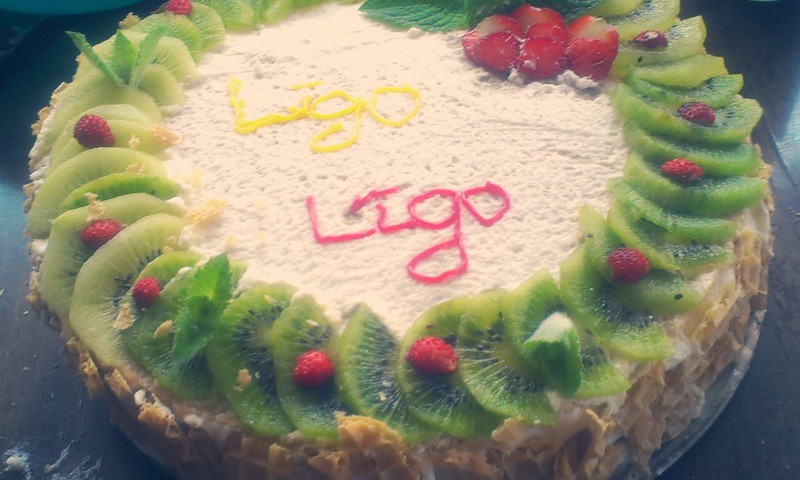 Gardums mūsu Līgo vakarā.