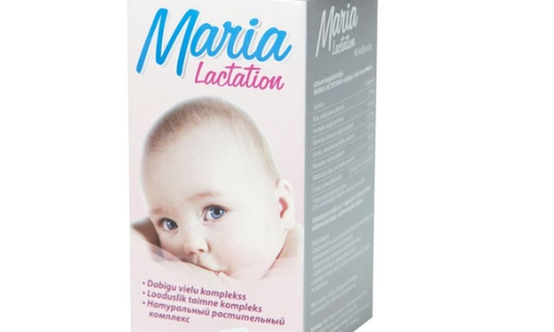 Maria Lactation – dabīgu augu vielu  komplekss laktācijas stimulēšanai barojošām ar krūti māmiņām