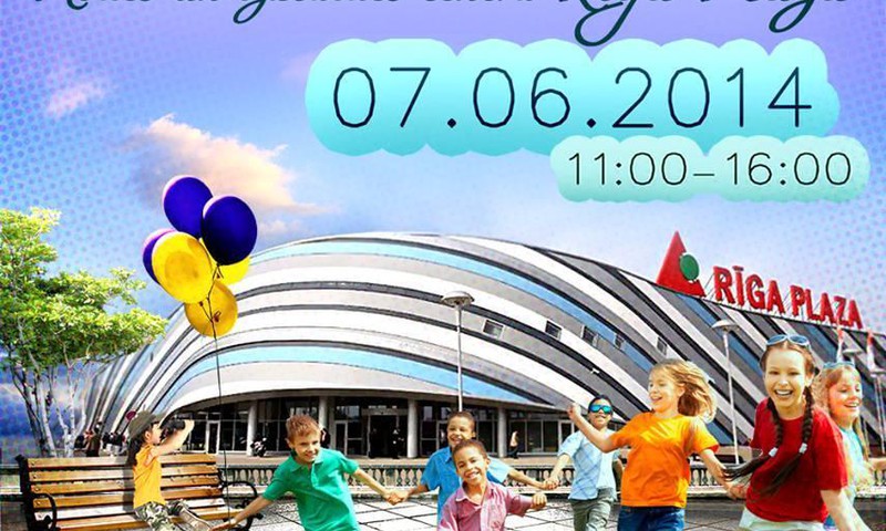 Bērnu preču tirdziņš 7.jūnijā modes un izklaides centrā "Rīga Plaza"