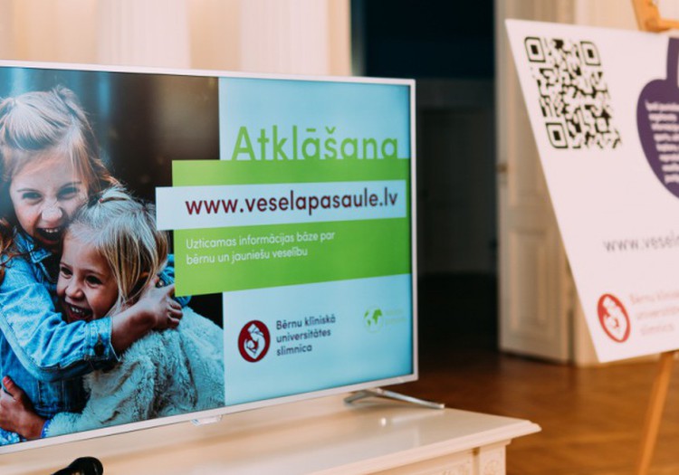 Bērnu slimnīca radījusi uzticamas informācijas bāzi veselapasaule.lv