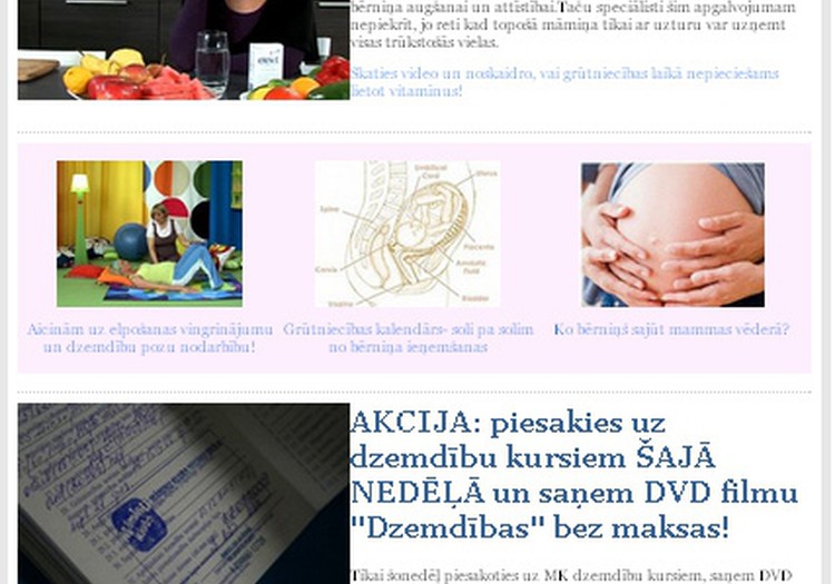 Topošās māmiņas šodien saņem E-žurnālu!