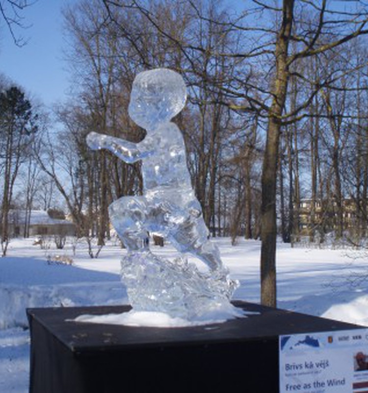 Ledus skulptūru izstāde