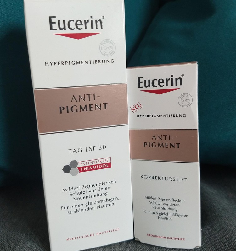 Testēju Eucerin Anti-Pigment produktus