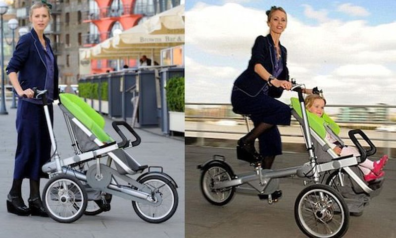 Transformējamais divritenis- bērnu ratiņi! Vai Tu tādus izvēlētos?