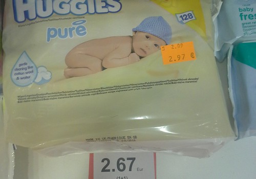 Akcija Huggies mitrajām salvetēm aptiekā