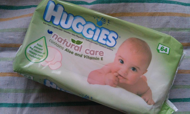 No visām mitrajām salvetēm Huggies  - vislabākās!