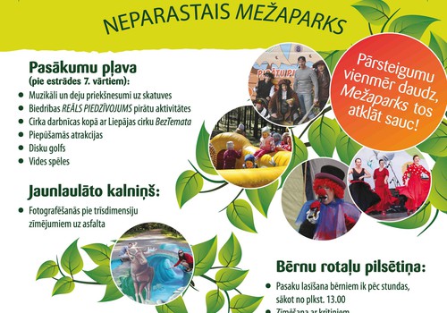 „Mežaparks” aicina uz vasaras sezonas atklāšanas svētkiem „Neparastais Mežaparks”