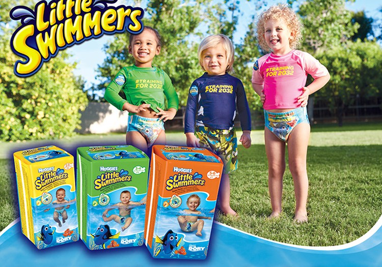 Huggies® Little Swimmers® pasargās no "negadījumiem" ūdenstilpnēs!