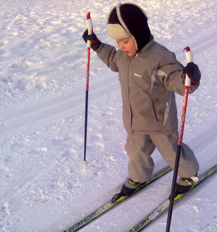 Slēpošana mūsu ģimenē