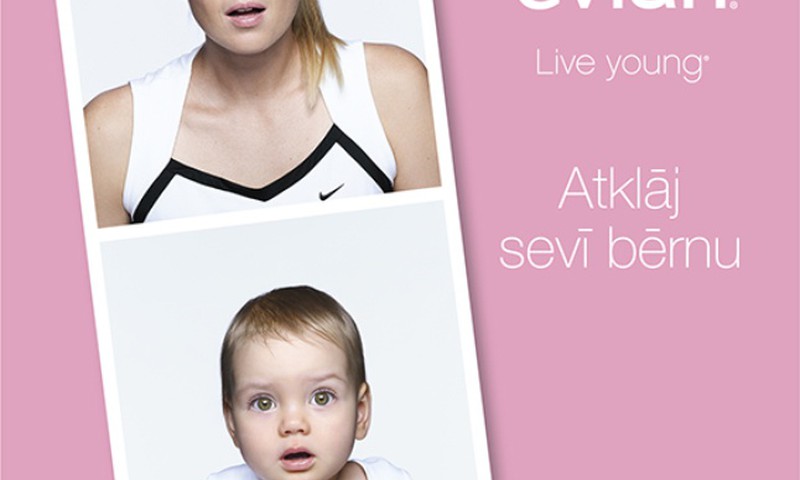 Pārsteigumu kastīti no EVIAN saņem..