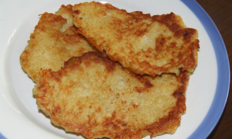 Kartupeļu pankūkas ar vistas fileju