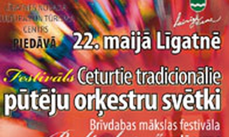 Ceturtie tradicionālie pūtēju orķestru svētki Līgatnē