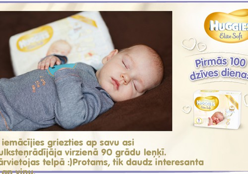 Bēbītis aug kopā ar Huggies®  Elite Soft: 66.dzīves diena