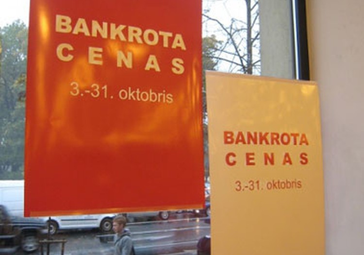 Bankrota cenas ir klāt!