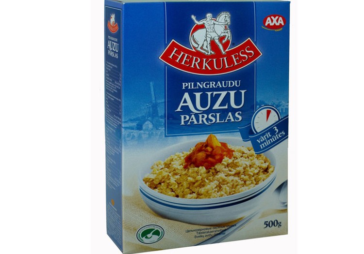 Iespējams, populārākais graudaugs – pilngraudu auzu pārslas 