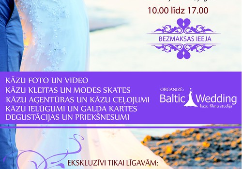 Pirmā un uz doto brīdi vienīgā kāzu pakalpojumu izstāde Jelgavā ‘’BalticWedding expo’’