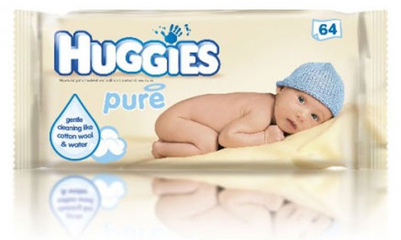 Huggies®  Pure mitrās salvetes par pievilcīgu cenu!