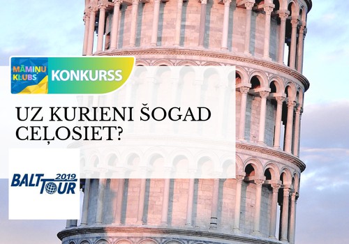 KONKURSS: Pastāsti, kur šovasar plāno aizceļot, un laimē ielūgumu uz tūrisma izstādi “Balttour 2019”!