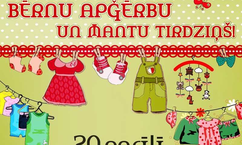 20.aprīlī tiekamies Bērnu lietu tirdziņā!