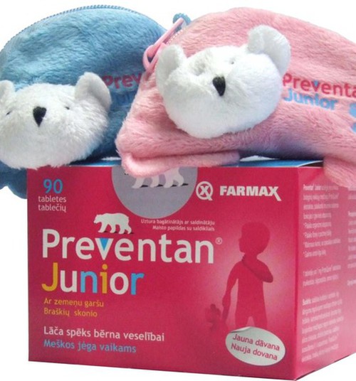 Pastāsti,kā stiprini bērna imunitāti un laimē Preventan Junior + rotaļlietu-maciņu!