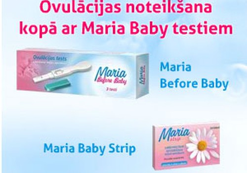 Maria Baby ovulācijas testi- iespēja noteikt auglīgās dienas!