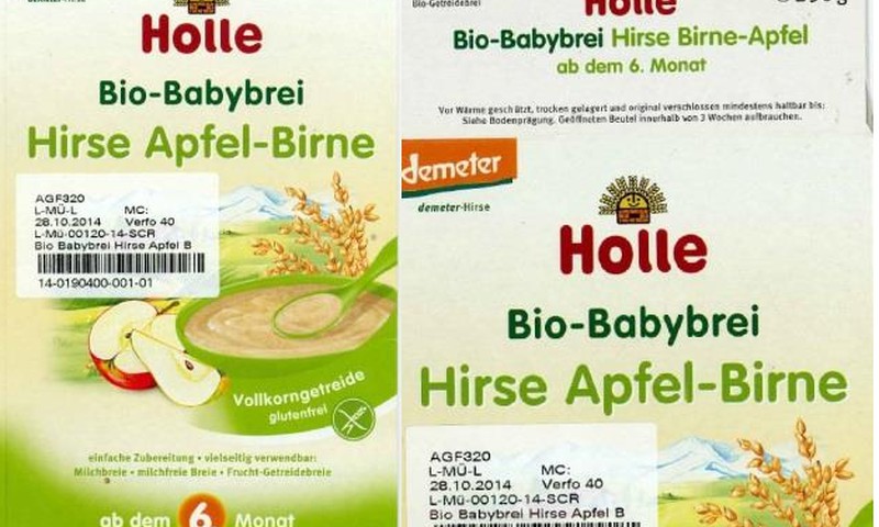 Uzmanību!No tirdzniecības tiek izņemtas Šveices ražotāja sausās biezputras bērniem
