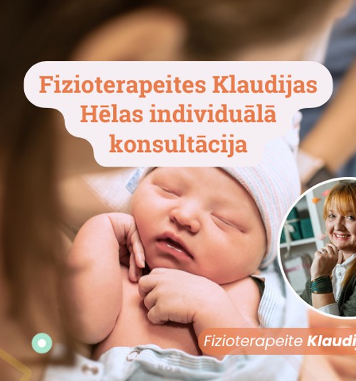 Piesakies fizioterapeites Klaudijas Hēlas individuālajām konsultācijām!