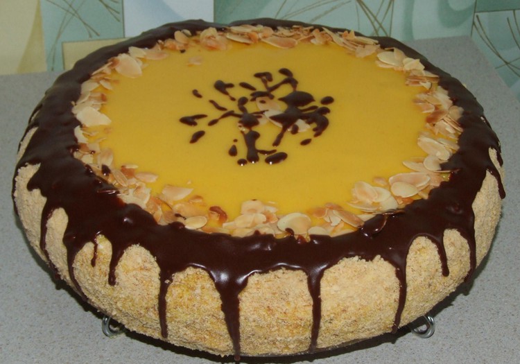 Torte "Apelsīns smiltīs"