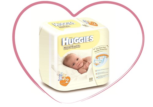 Jaunās Huggies® Newborn autiņbiksītes ar mitruma indikatoru un īpašu kabatiņu!