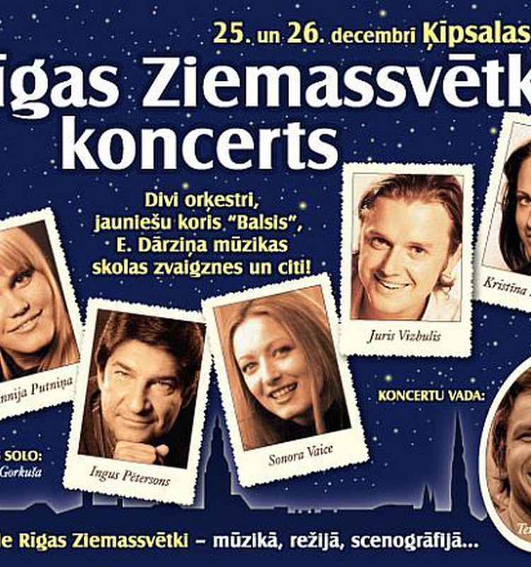 “Rīgas Ziemassvētku koncertā”  piedalīsies vairākas jaunās mūzikas zvaigznes