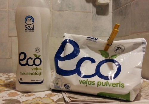 ECO veļas pulveris tiešām mazgā kvalitatīvi! 