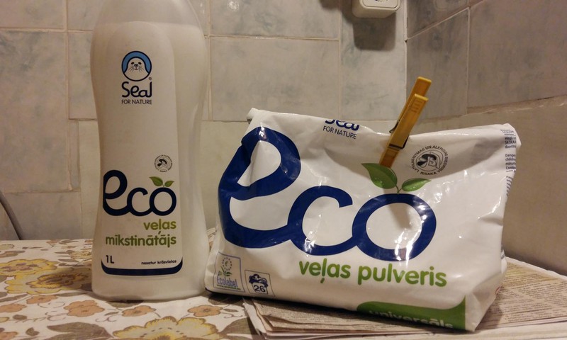 ECO veļas pulveris tiešām mazgā kvalitatīvi! 