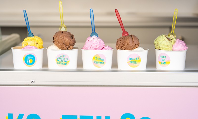 “Saldējuma festivāls uz riteņiem”: “Food Union” rada saldējuma izbraukuma treilerus