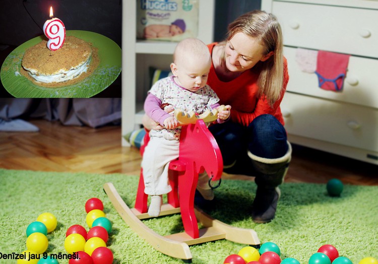 Denīze nosvinēja savu devīto mēnesi.