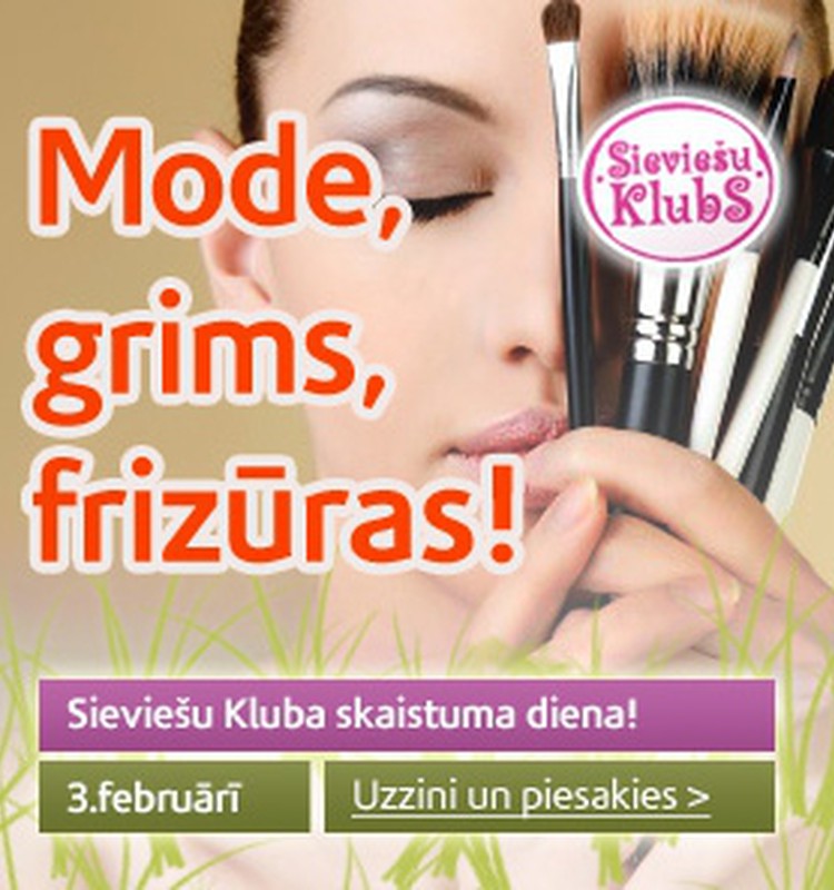 Sieviesuklubs.lv aicina uz DVD filmas par skaistumkopšanu prezentācijas pasākumu 