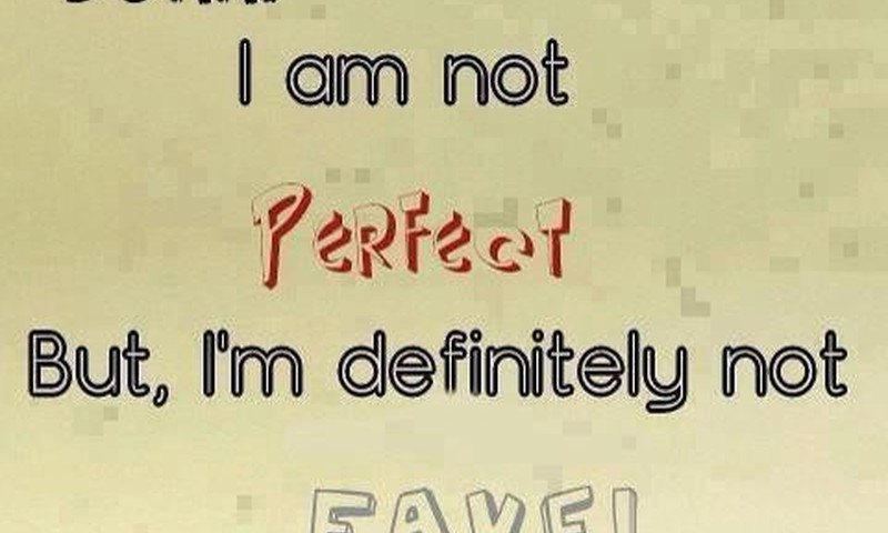 Es neesmu perfekta, bet esmu neatkārtojama