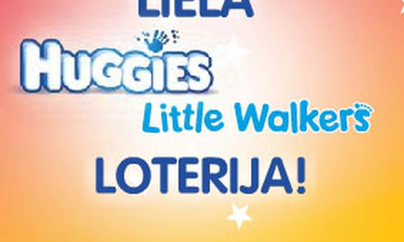 Pērc Huggies® Little Walkers® un laimē Teddy Mountain rotaļlietas katru nedēļu!