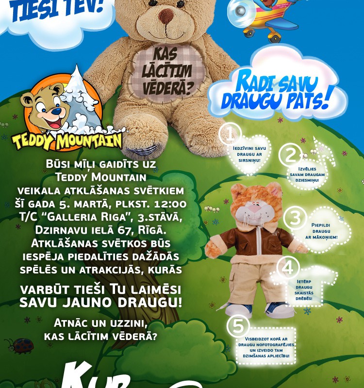 Ielūgums visiem mazajiem- radi savu draugu pats!